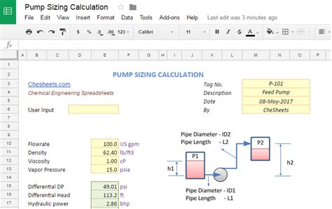 centrifugal pump head calculation xls|pump sizing calculator online.